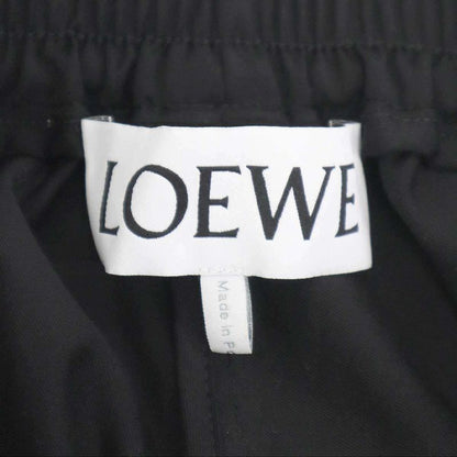 Loewe Anagram Pocket Wool Wide Pants Black