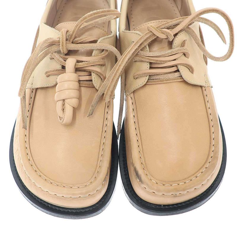 Loewe Campo Boat Shoes Beige 38