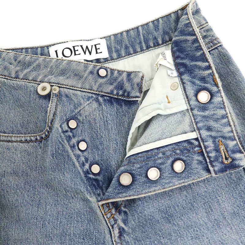 Loewe Roll Up Denim Pants Indigo 32