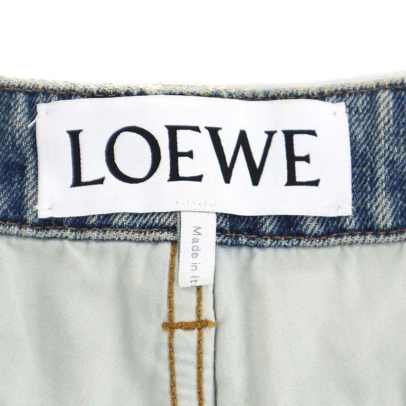 Loewe Roll Up Denim Pants Indigo 32