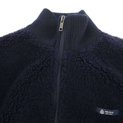 Prada Boa Fleece Jacket Navy XS