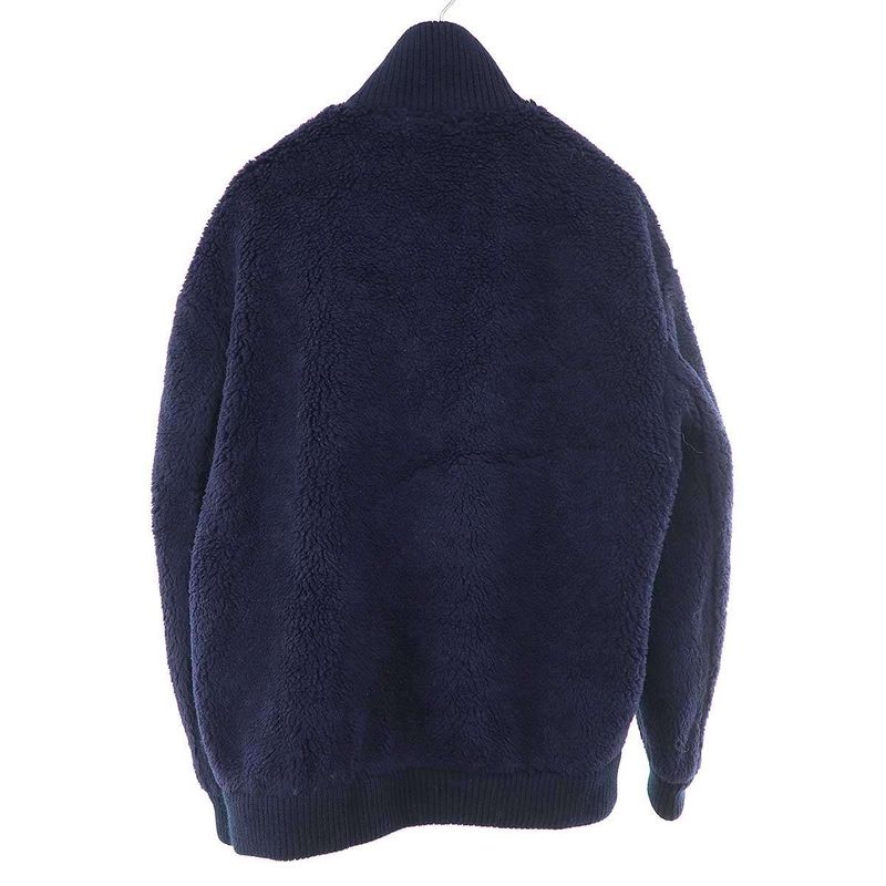 Prada Boa Fleece Jacket Navy XS