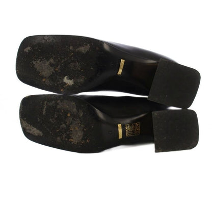 Gucci Malaga Kid Nero Horsebit Loafers Leather 37 Black