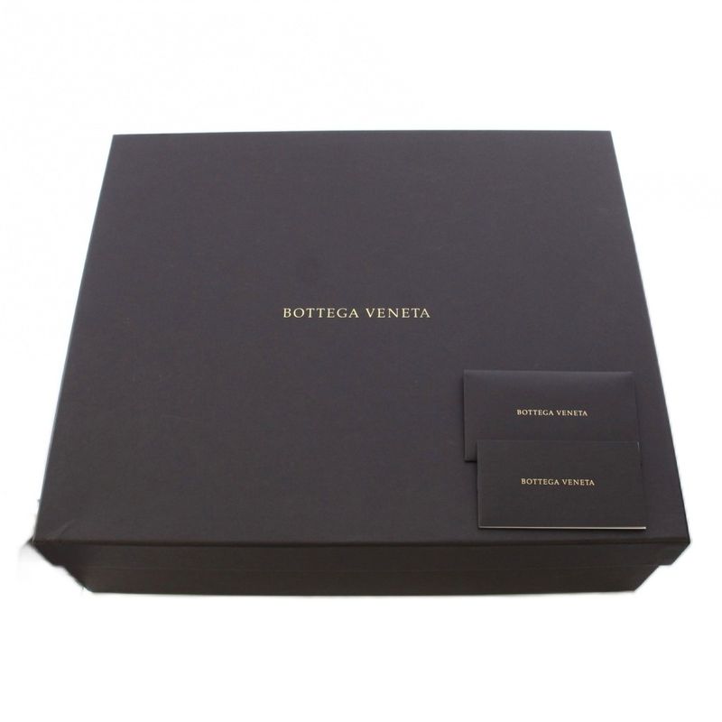 Bottega Veneta Short Boots Chunky Heel Leather 37 Black