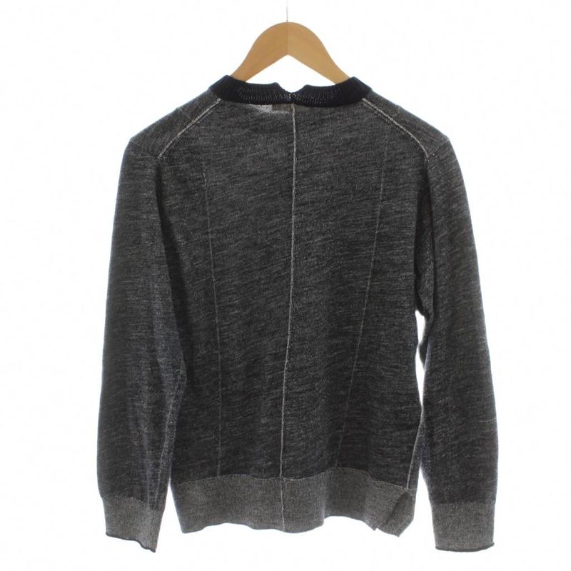 Celine Crew Neck Knit Pullover Top Long Sleeve Phoebe Philo Era Wool Blend XS