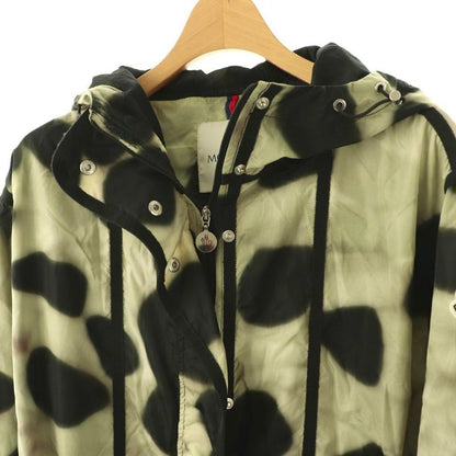 Moncler Antares All Over Pattern Nylon Jacket Gray Black SS