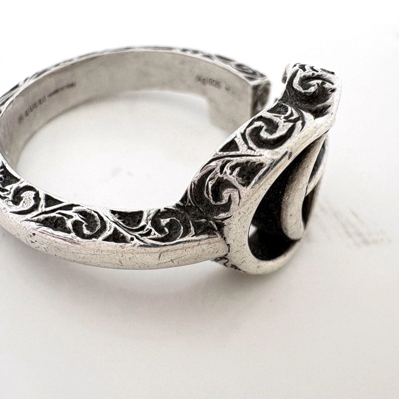 Gucci GG Marmont Ring Double Silver