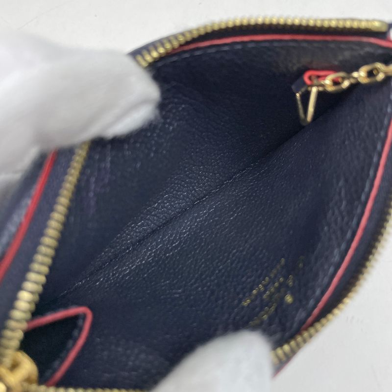 Louis Vuitton Card Holder Recto Verso Case Coin Monogram Empreinte Marine