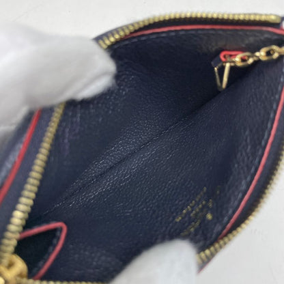Louis Vuitton Card Holder Recto Verso Case Coin Monogram Empreinte Marine