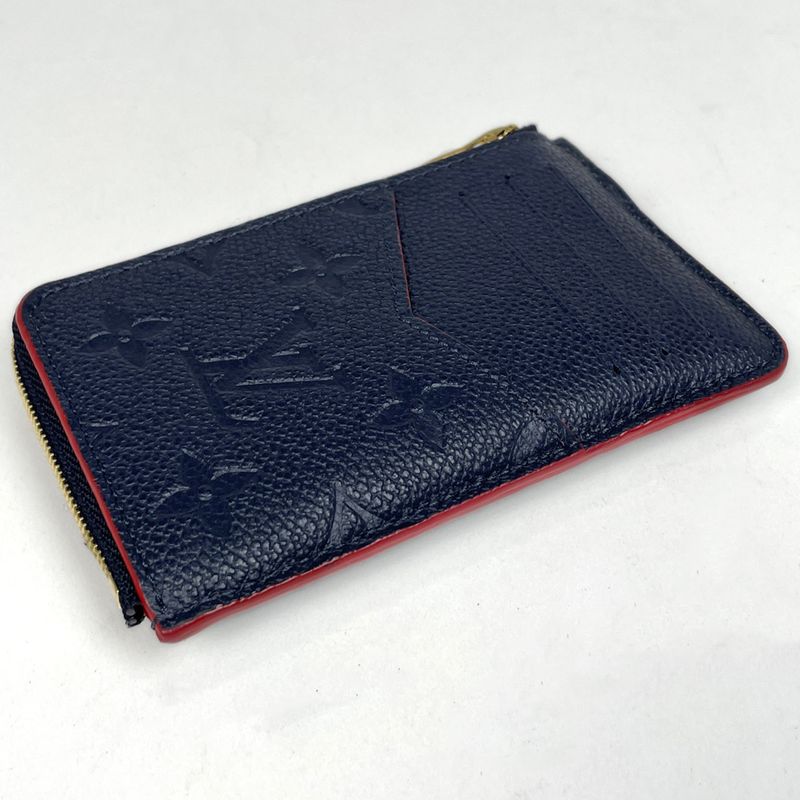 Louis Vuitton Card Holder Recto Verso Case Coin Monogram Empreinte Marine