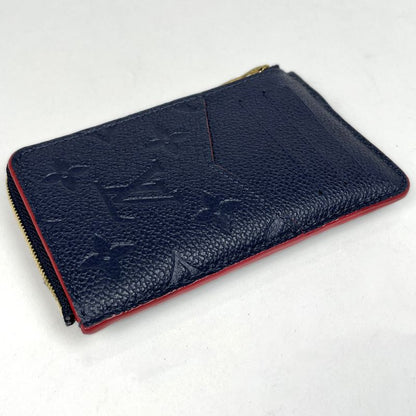 Louis Vuitton Card Holder Recto Verso Case Coin Monogram Empreinte Marine