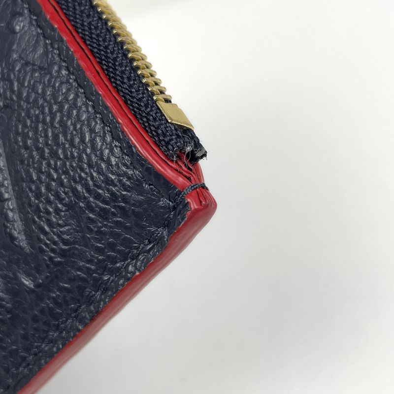 Louis Vuitton Card Holder Recto Verso Case Coin Monogram Empreinte Marine