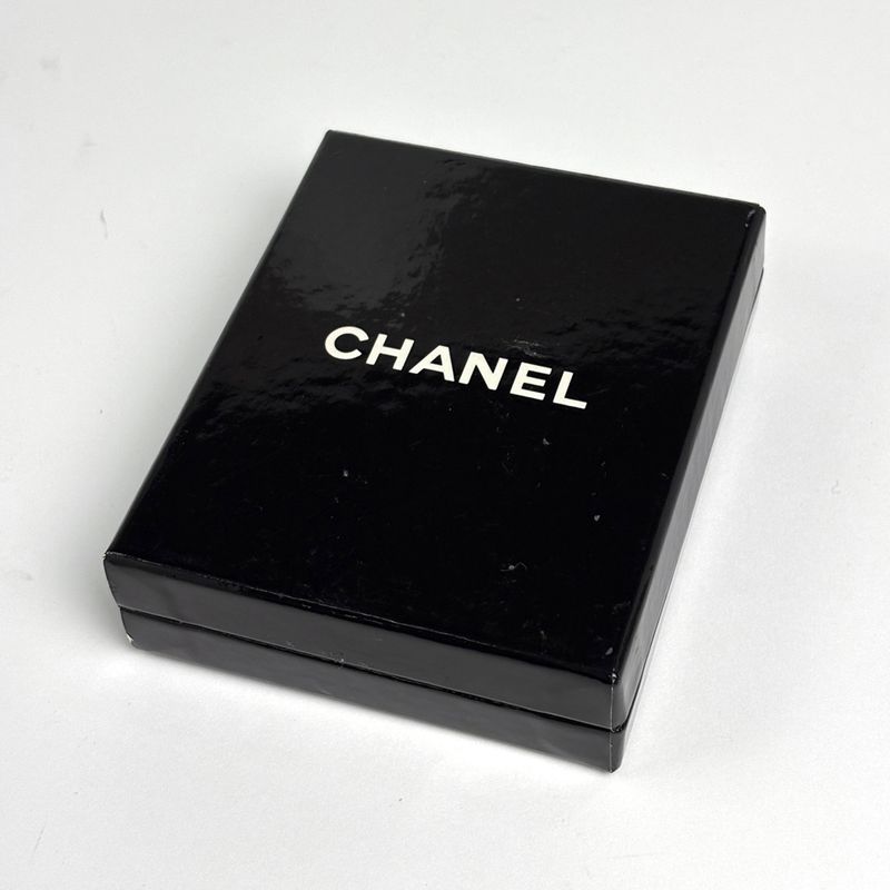 Chanel CC Logo Necklace CC Mark Round Gold Plated