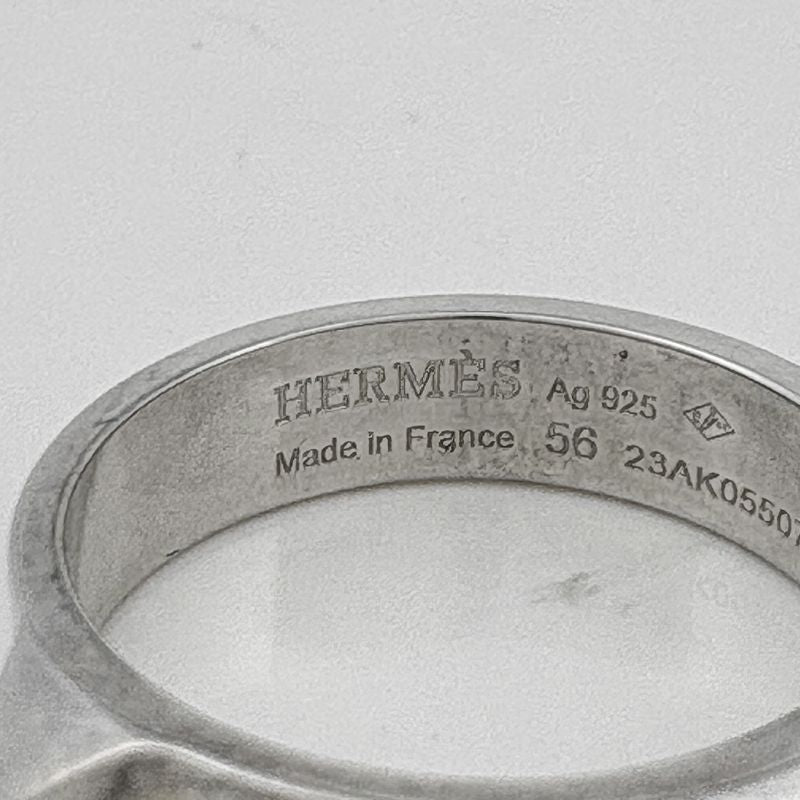 Hermes Collier de Chien Ring PM Silver