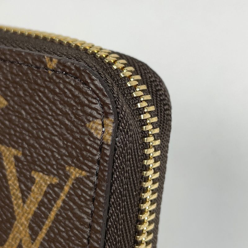 Louis Vuitton Zippy Wallet Super Lucky de Monogram Brown Sky Blue