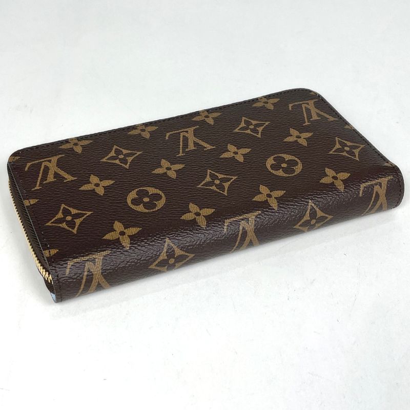 Louis Vuitton Zippy Wallet Super Lucky de Monogram Brown Sky Blue