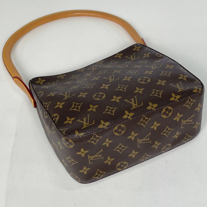 Louis Vuitton Looping MM Shoulder Bag Monogram Brown