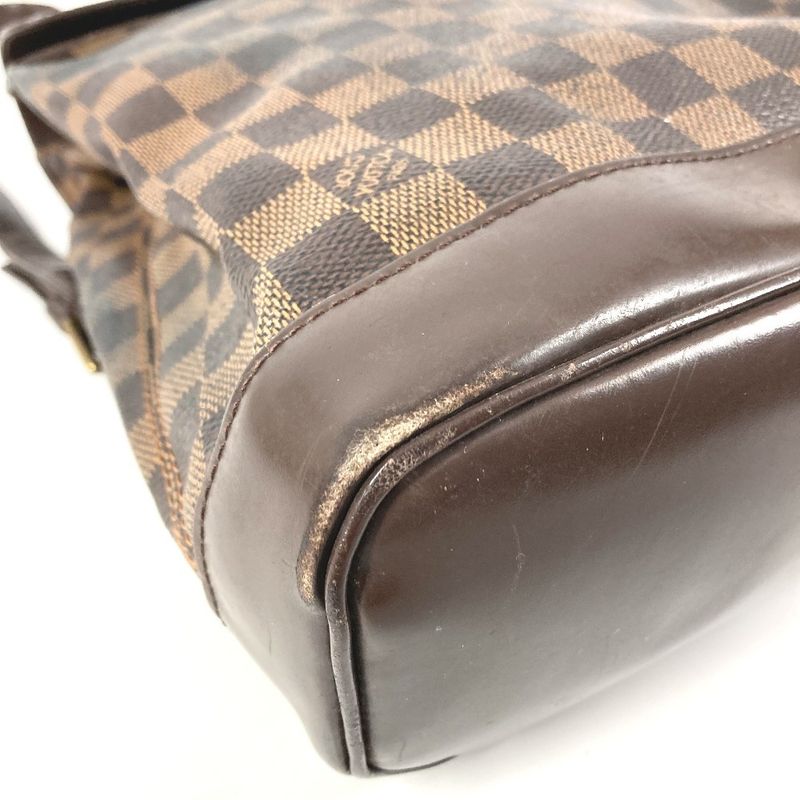 Louis Vuitton Backpack Soho Damier Canvas Ebene Brown