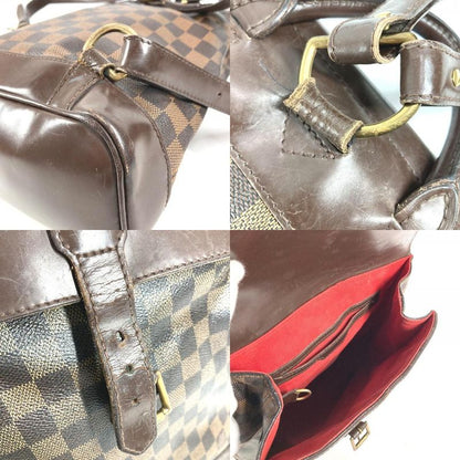 Louis Vuitton Backpack Soho Damier Canvas Ebene Brown