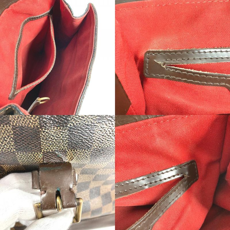Louis Vuitton Backpack Soho Damier Canvas Ebene Brown
