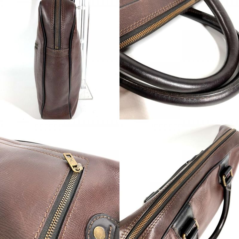 Louis Vuitton Business Bag Yu Long Utah Leather Brown