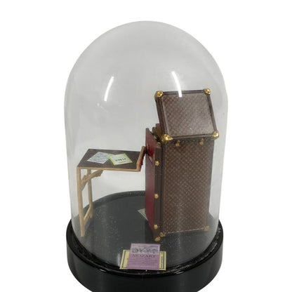 Louis Vuitton Object Trunk Box Snow Dome Glass Black