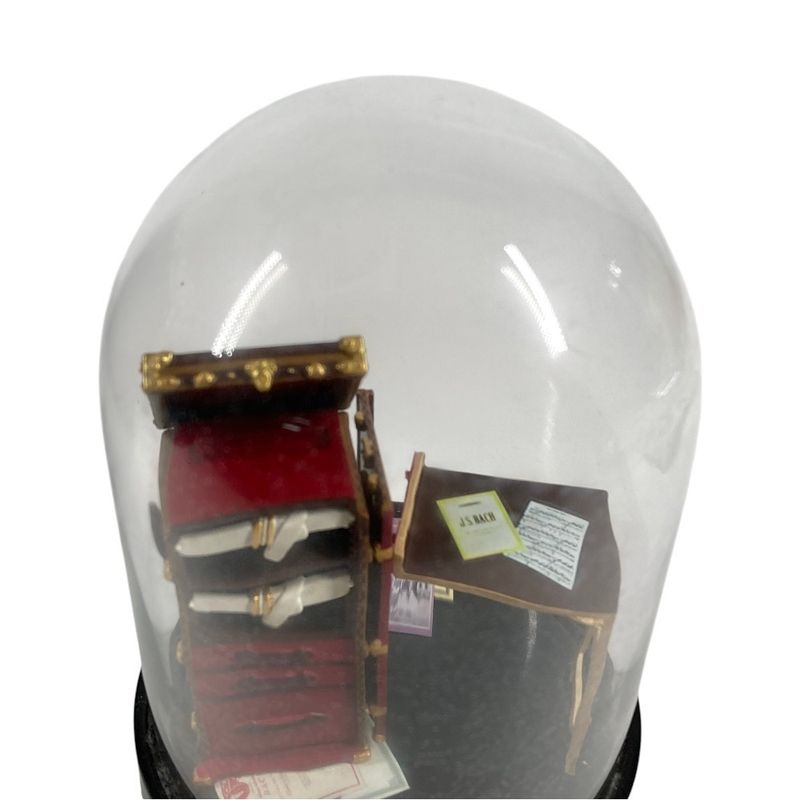 Louis Vuitton Object Trunk Box Snow Dome Glass Black
