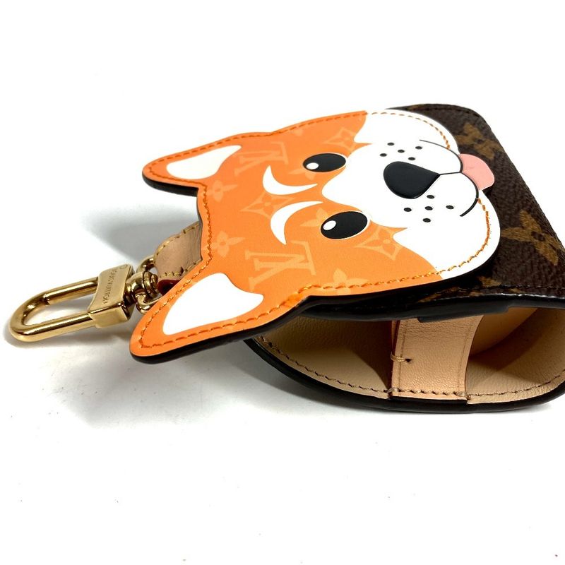Louis Vuitton Key Holder Dog Bag Shiva Monogram Canvas Brown