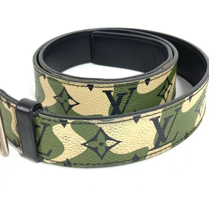 Louis Vuitton Belt Ceinture Monogram Flage Canvas Khaki