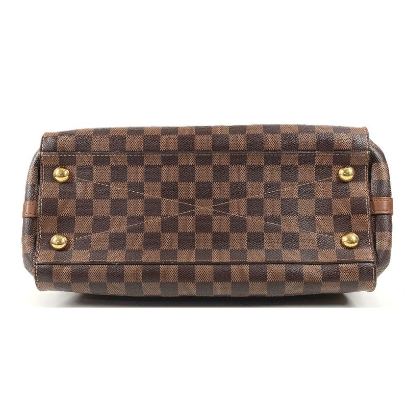 Louis Vuitton Shoulder Bag Greenwich Damier Canvas Ebene Brown