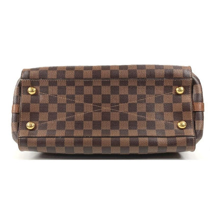 Louis Vuitton Shoulder Bag Greenwich Damier Canvas Ebene Brown