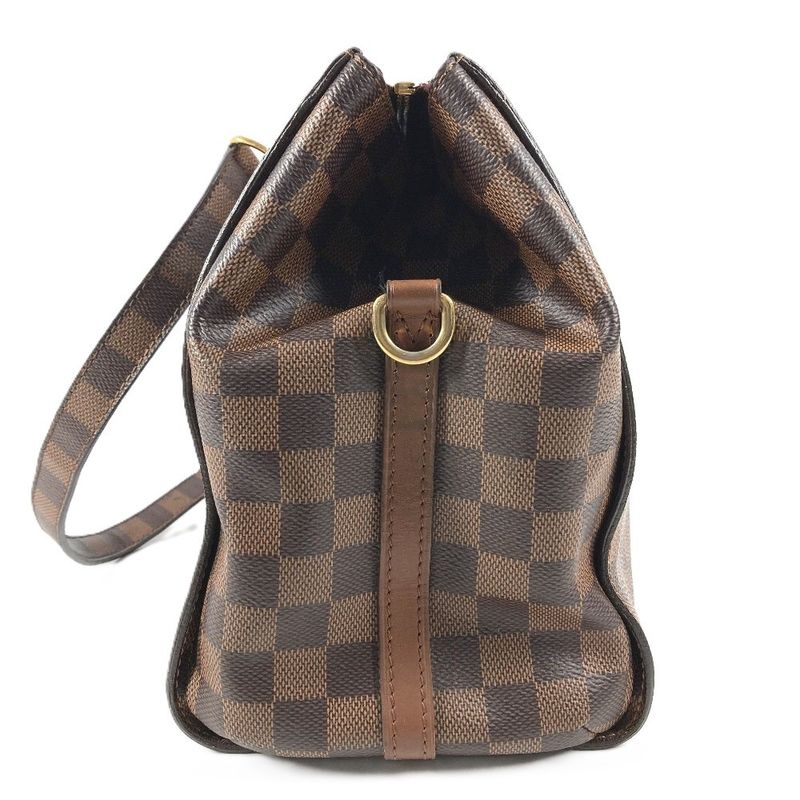 Louis Vuitton Shoulder Bag Greenwich Damier Canvas Ebene Brown
