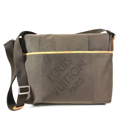 Louis Vuitton Shoulder Bag Lou Damier Geant Canvas Khaki