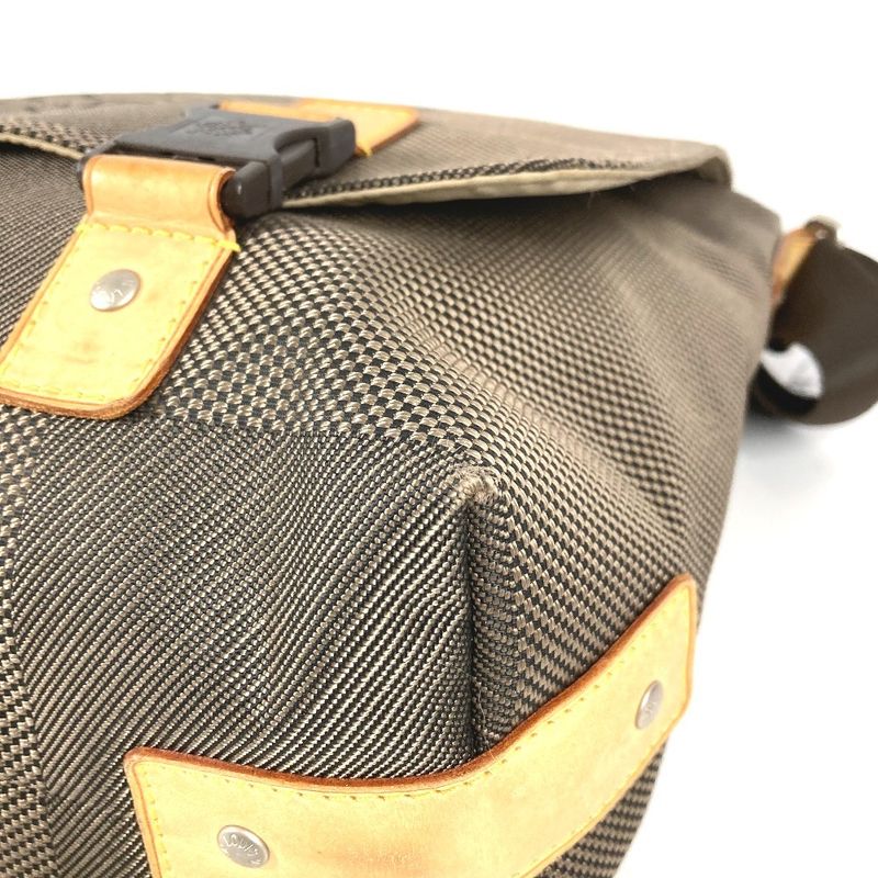 Louis Vuitton Shoulder Bag Lou Damier Geant Canvas Khaki