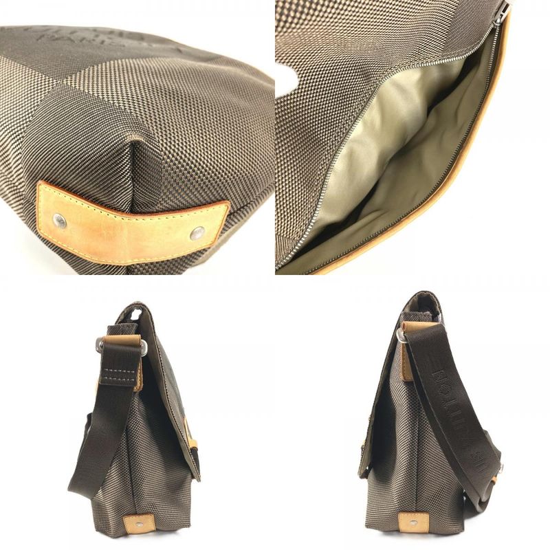 Louis Vuitton Shoulder Bag Lou Damier Geant Canvas Khaki