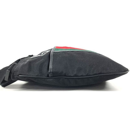 Gucci Shoulder Bag GG Logo Nylon Black