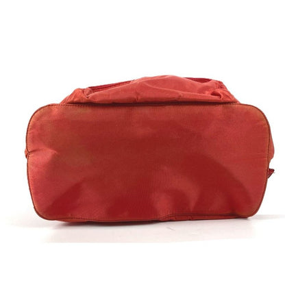 Prada Backpack Sac Triangle Logo Nylon Red