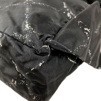 Chanel Backpack Logo Nylon Black