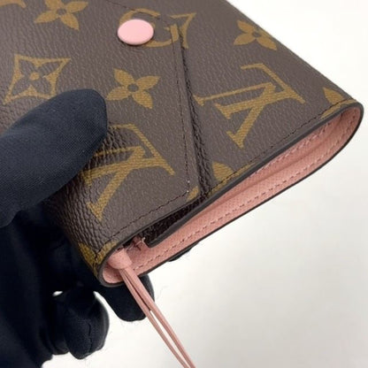 Louis Vuitton Portefeuille Victorine Monogram Rose Ballerine Brown Light Pink