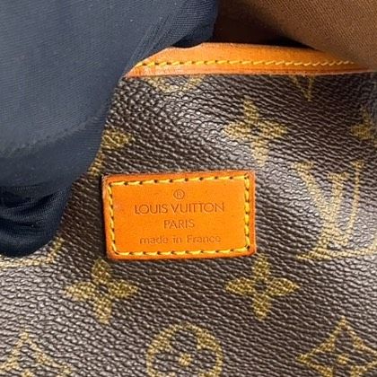 Louis Vuitton Saumur 35 Monogram Leather Brown Shoulder Bag Gold