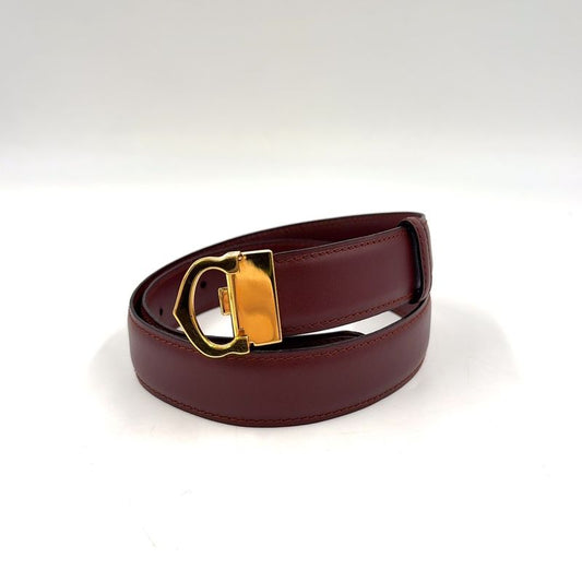 Cartier Must de Cartier Leather Gold Belt