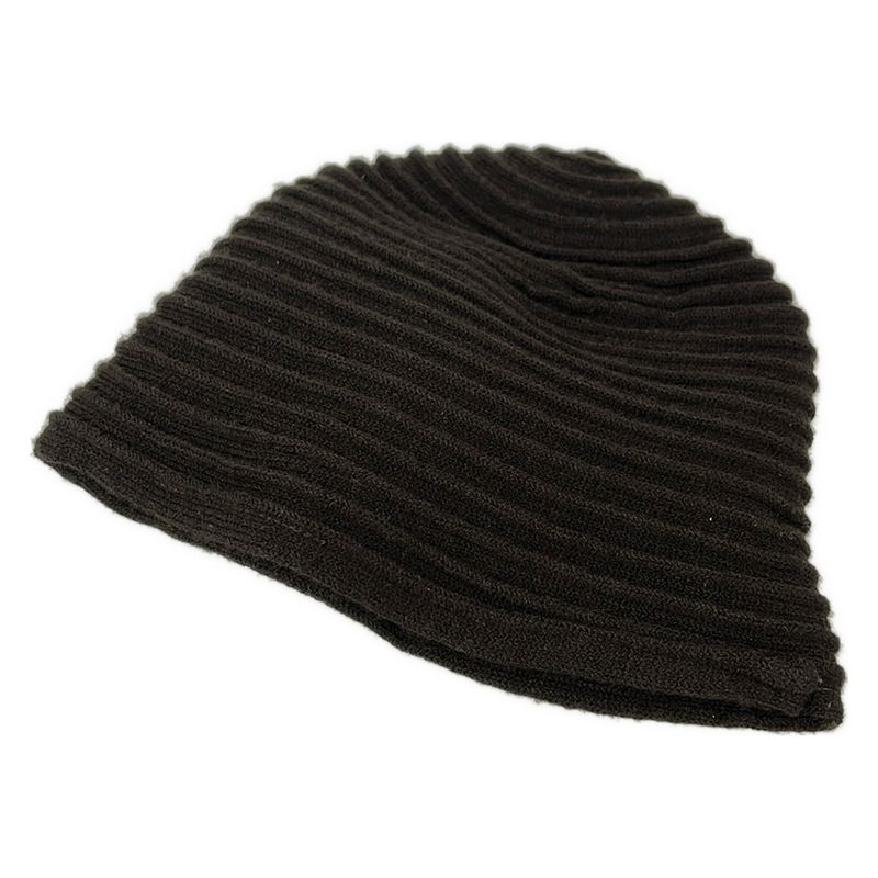 Max Mara Knit Hat Dark Brown Wool Sweater