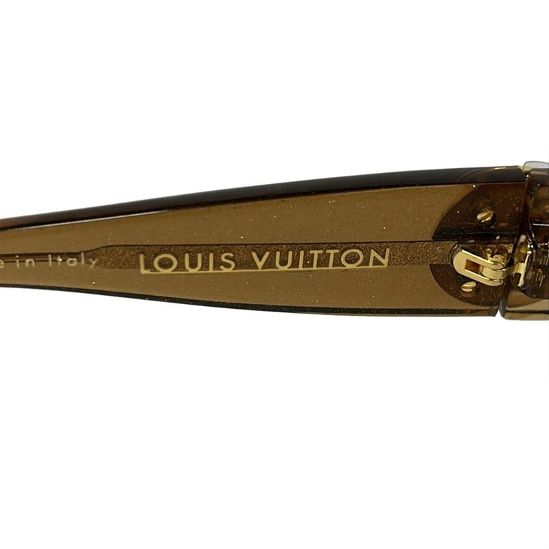 Louis Vuitton Sunglasses Brown Gold Eyewear