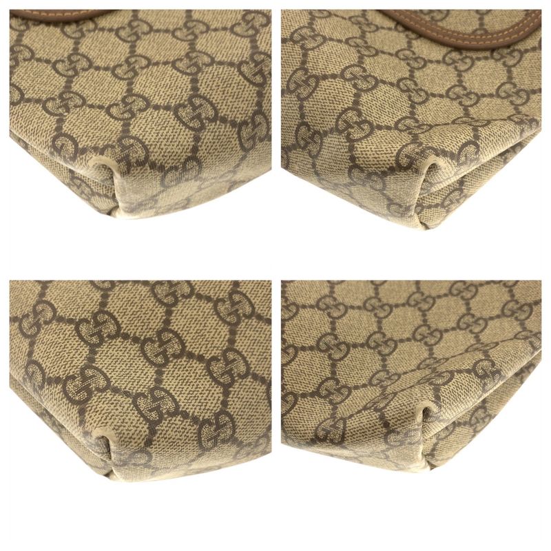 Gucci Sherry Line Beige Green Red GG Supreme Canvas 002 58 Tote Shoulder Bag