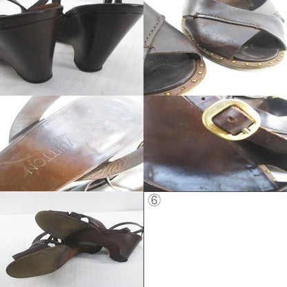 Louis Vuitton Sandals Wedge Sole Cross