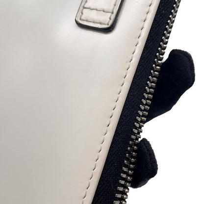 Prada Shoulder Bag Triangle Smartphone Saffiano White