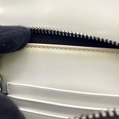 Prada Shoulder Bag Triangle Smartphone Saffiano White