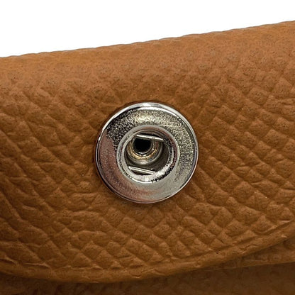 Hermes Coin Case Bastia Gold Epsom Purse Wallet