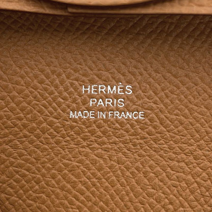 Hermes Coin Case Bastia Gold Epsom Purse Wallet