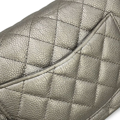 Chanel Chain Shoulder Bag Mini Quilted CC Logo Caviar Leather